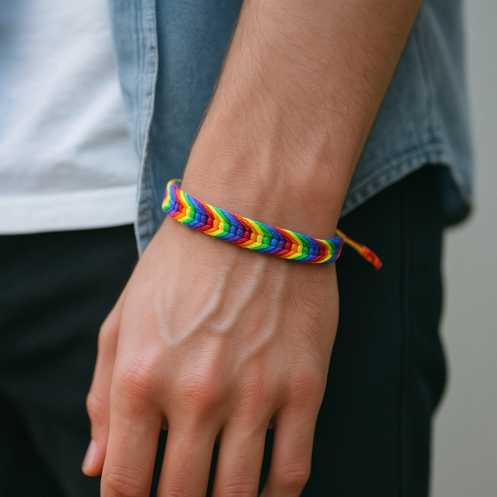 Pulseira de Gênero Feita à Mão