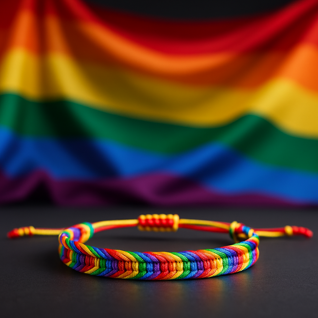 Pulseira de Gênero Feita à Mão