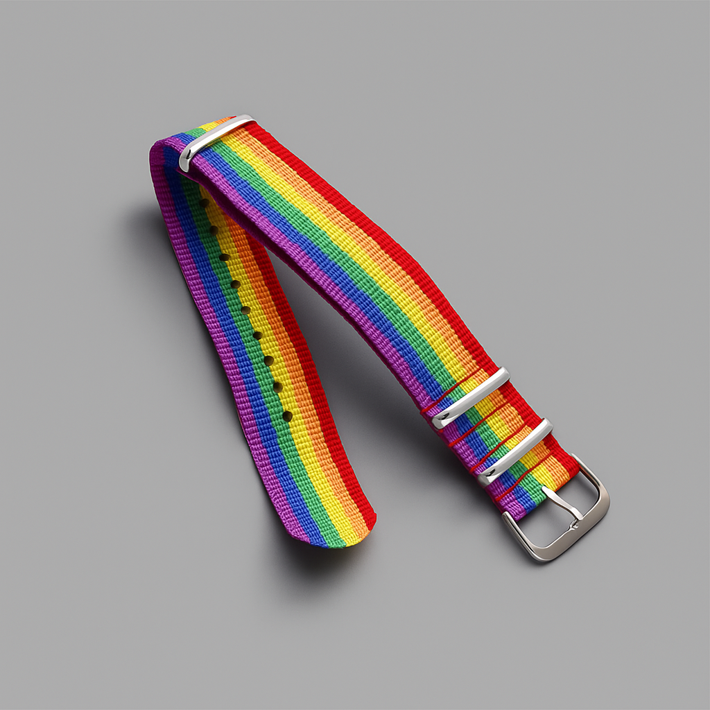 Pulseira de Tira Arco-Íris