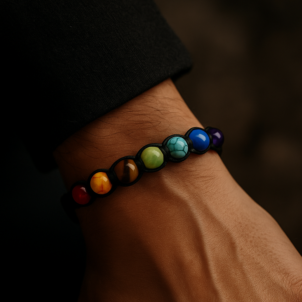 Pulseira de Contas de Chakra