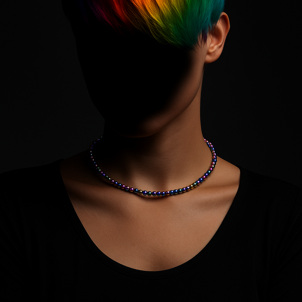 Colar Choker de Contas do Orgulho