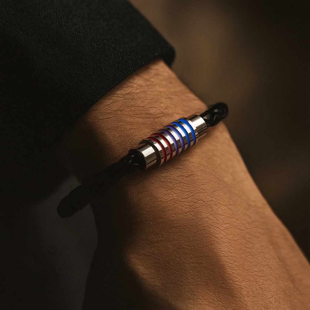 Pulseira de Couro Bissexual