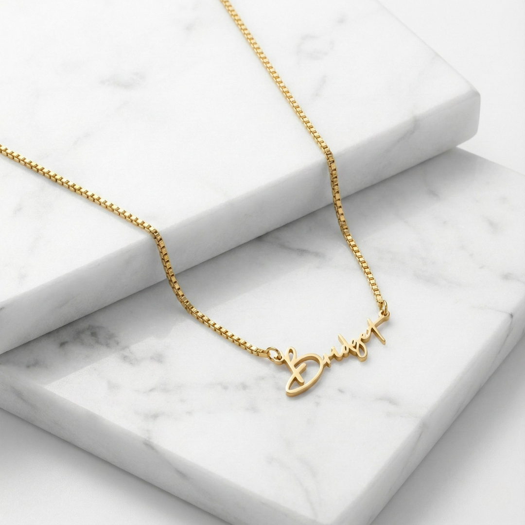 Colar Personalizado com Corrente Box