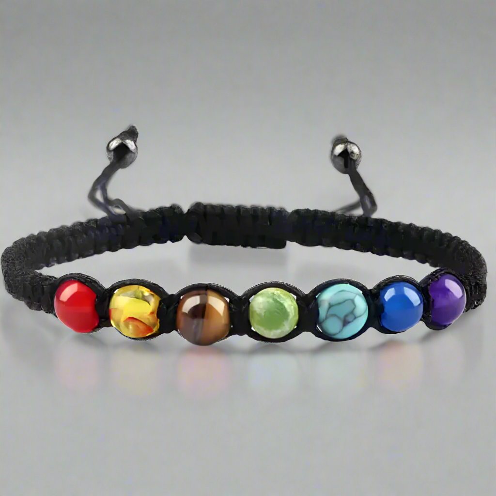 Pulseira de Contas de Chakra