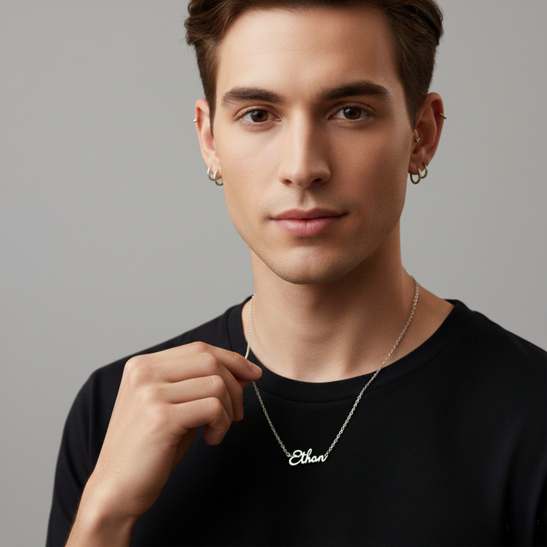 Colar Personalizado com Corrente Traversino