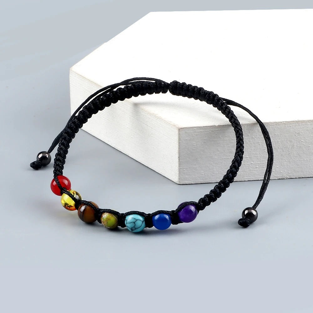 Pulseira de Contas de Chakra