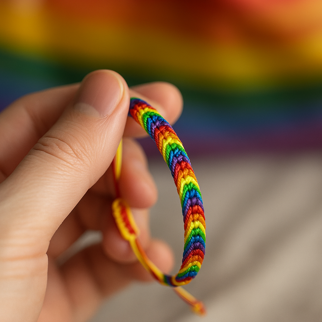 Pulseira de Gênero Feita à Mão