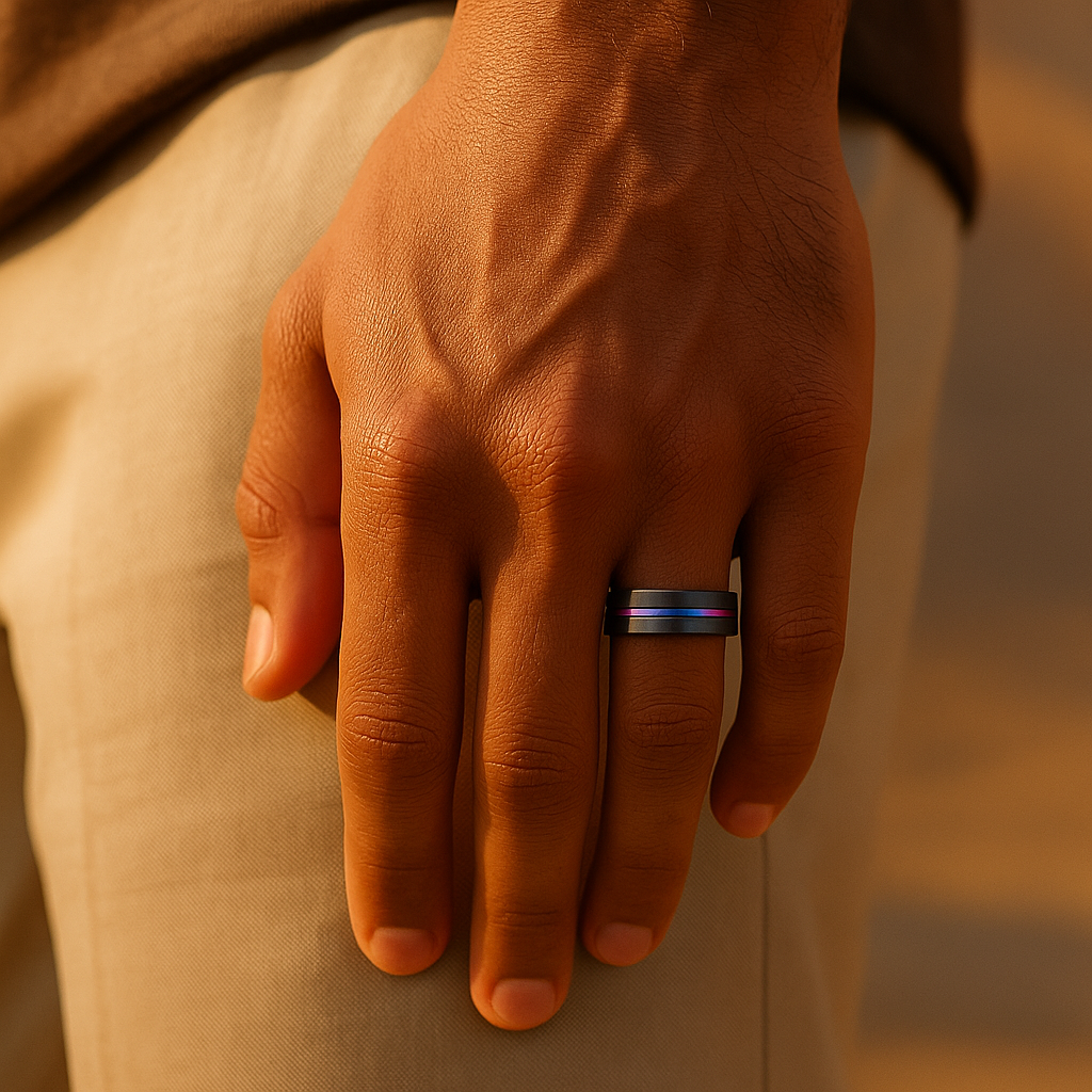 Anel de Tungstênio Courage