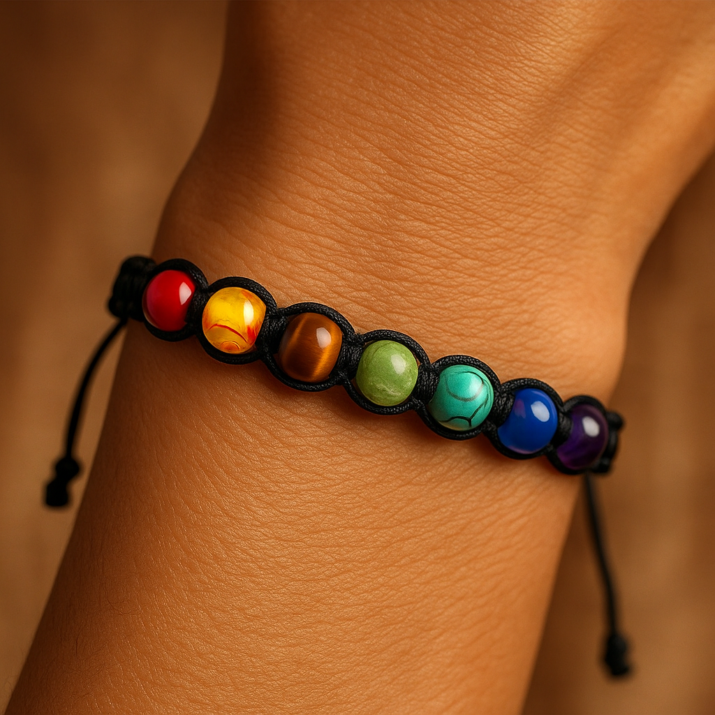 Pulseira de Contas de Chakra