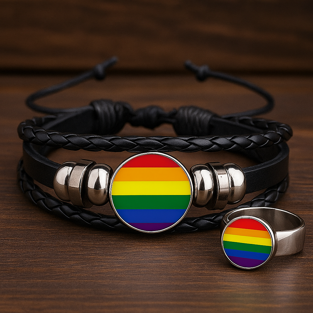 Pulseira de Couro Igualdade