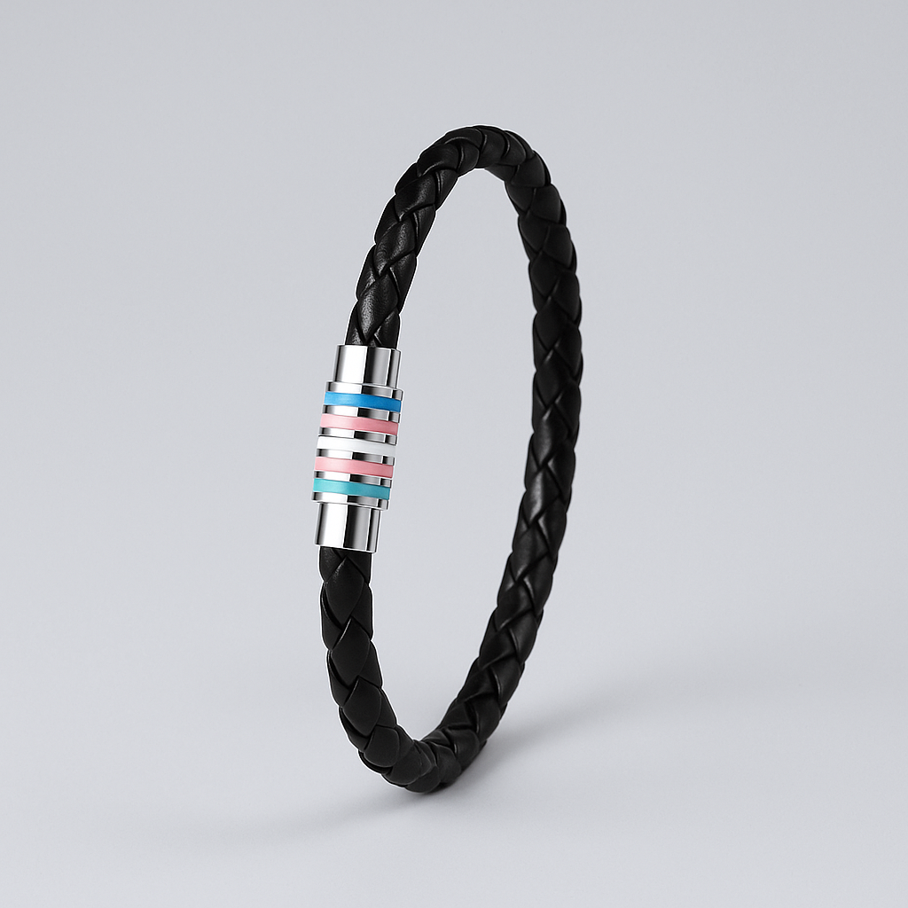 Pulseira de Couro Transgênero