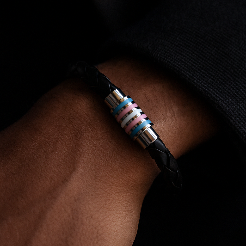 Pulseira de Couro Transgênero