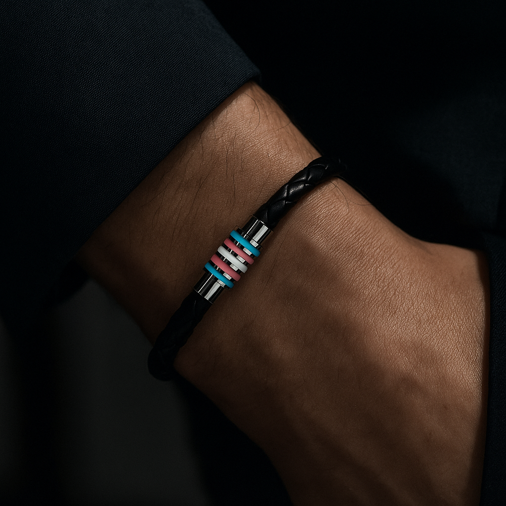 Pulseira de Couro Transgênero