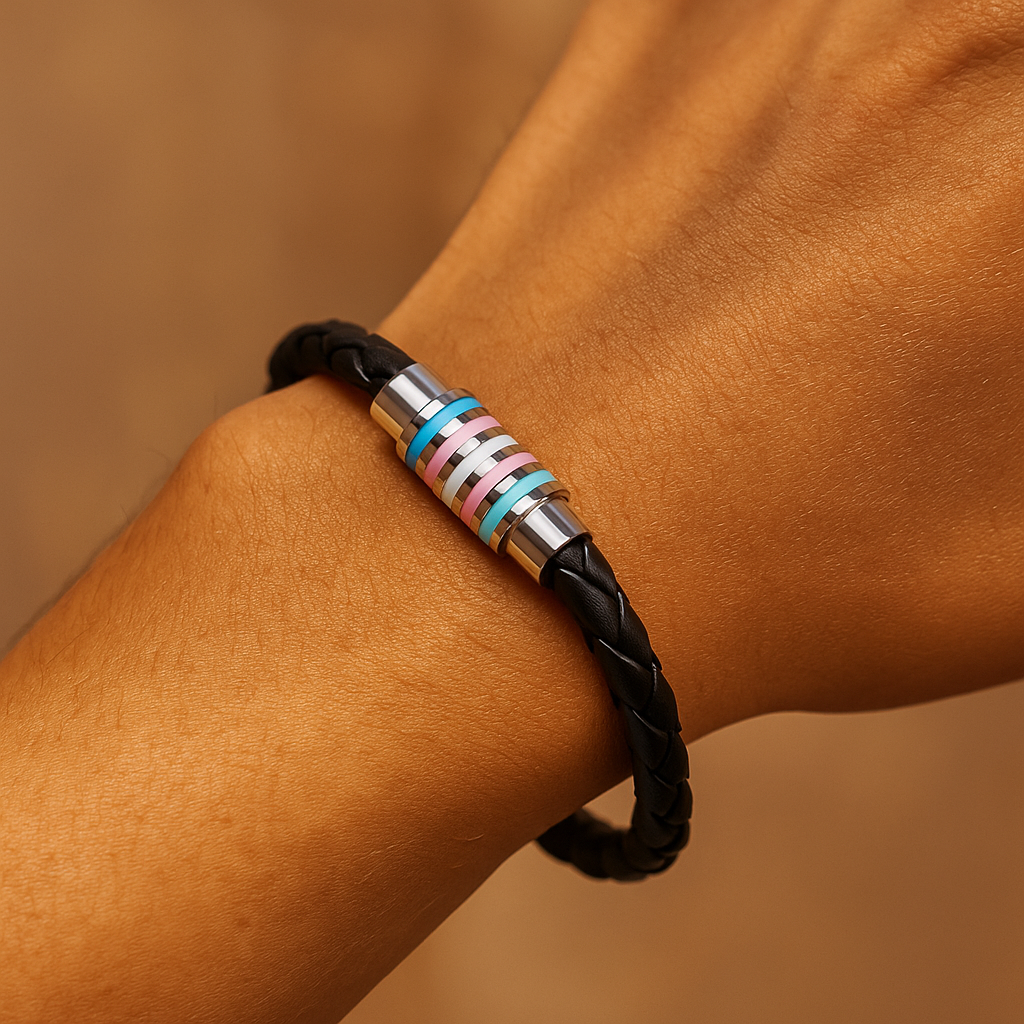 Pulseira de Couro Transgênero
