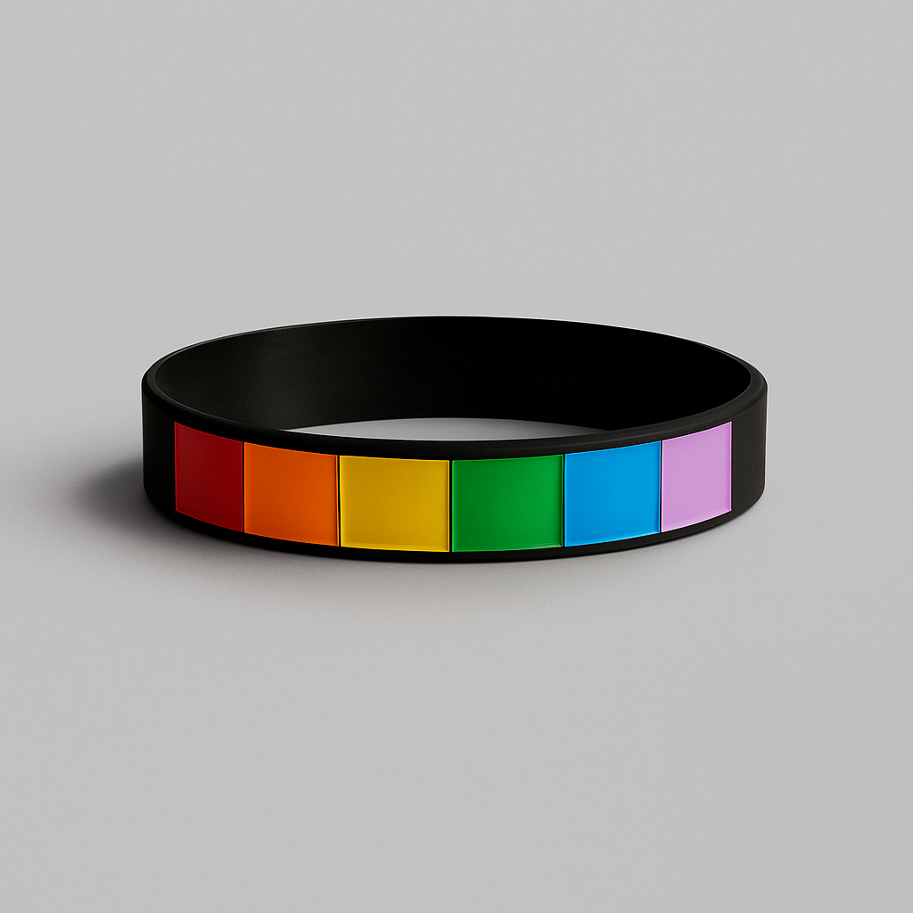 Pulseira de Silicone Pride Stance