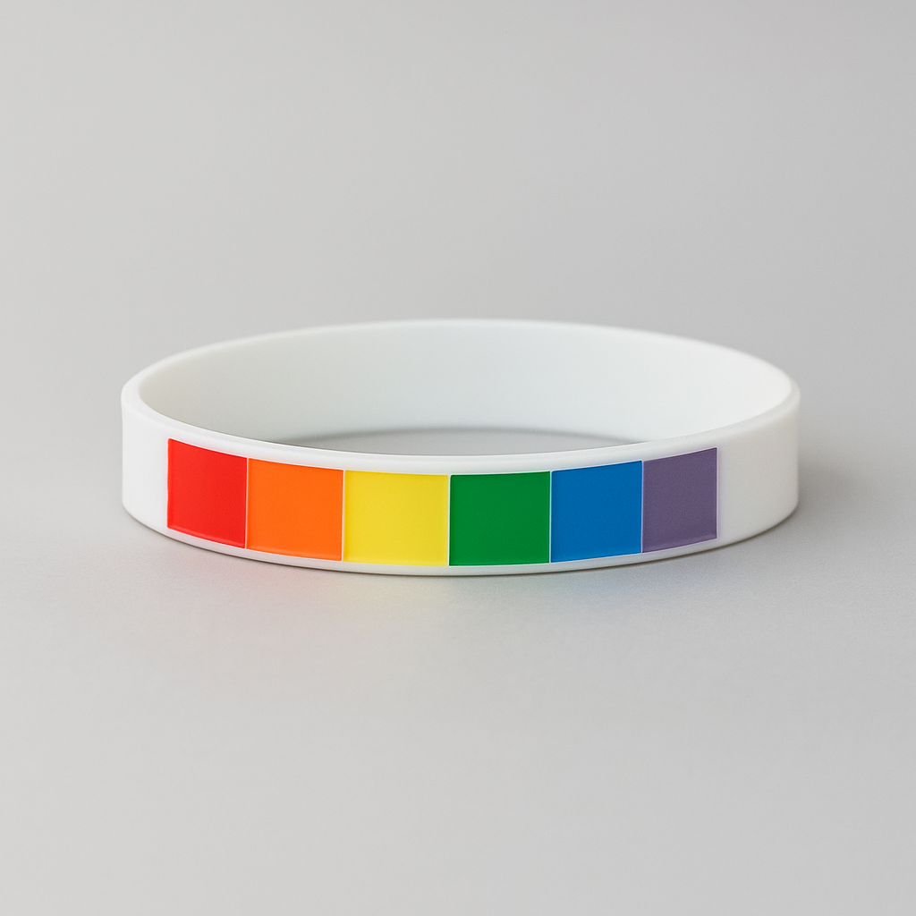 Pulseira de Silicone Pride Stance