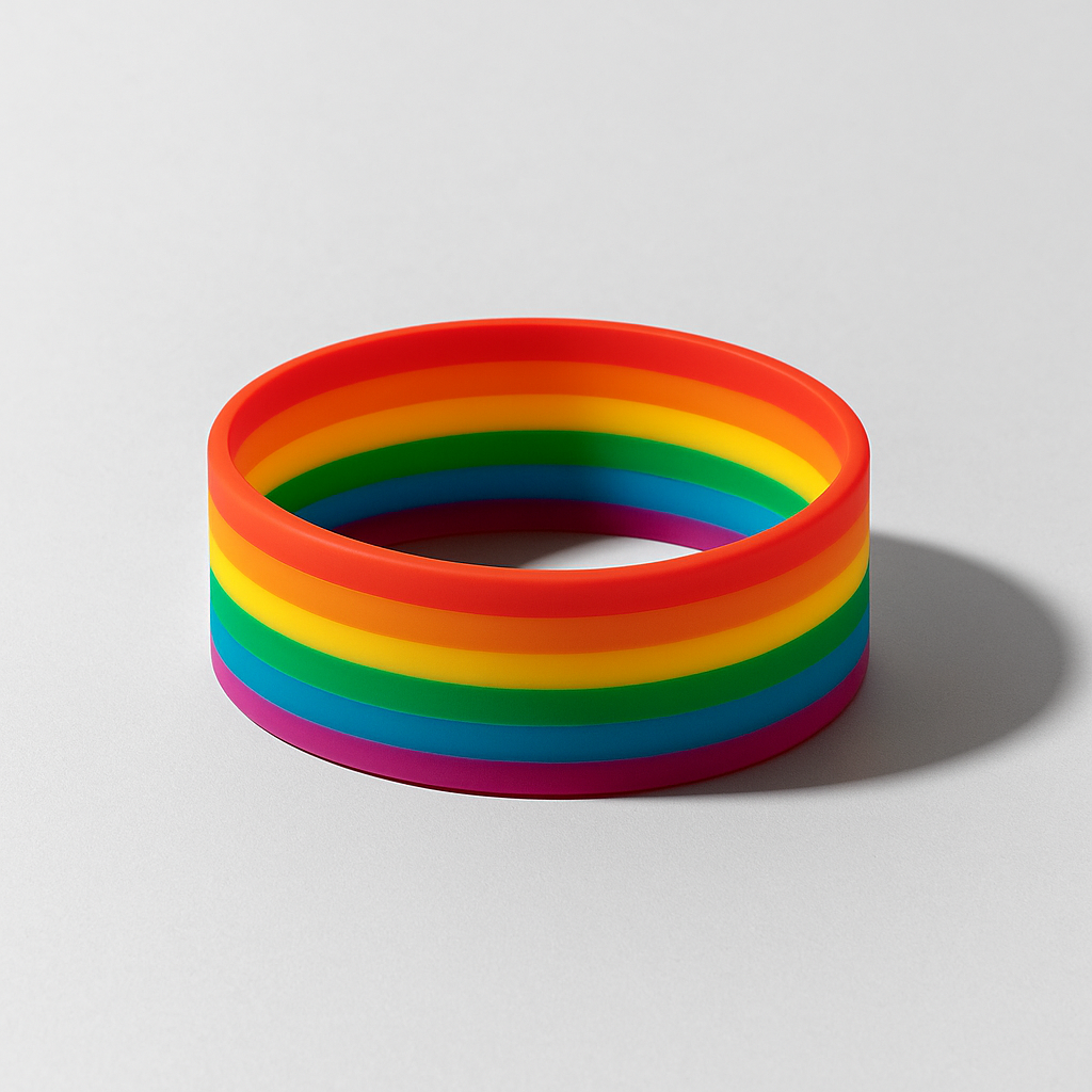 Pulseira de Silicone Pride Stance