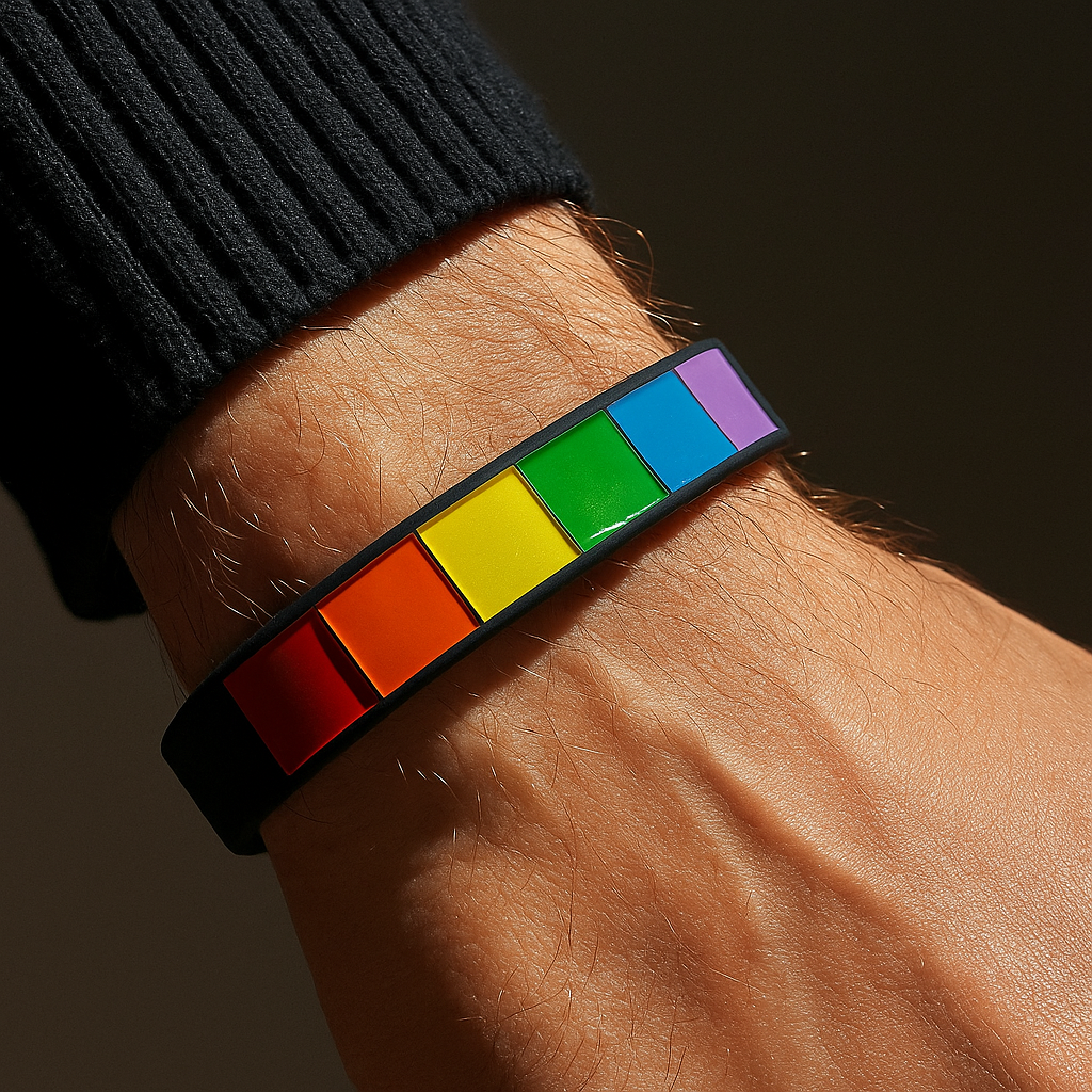 Pulseira de Silicone Pride Stance