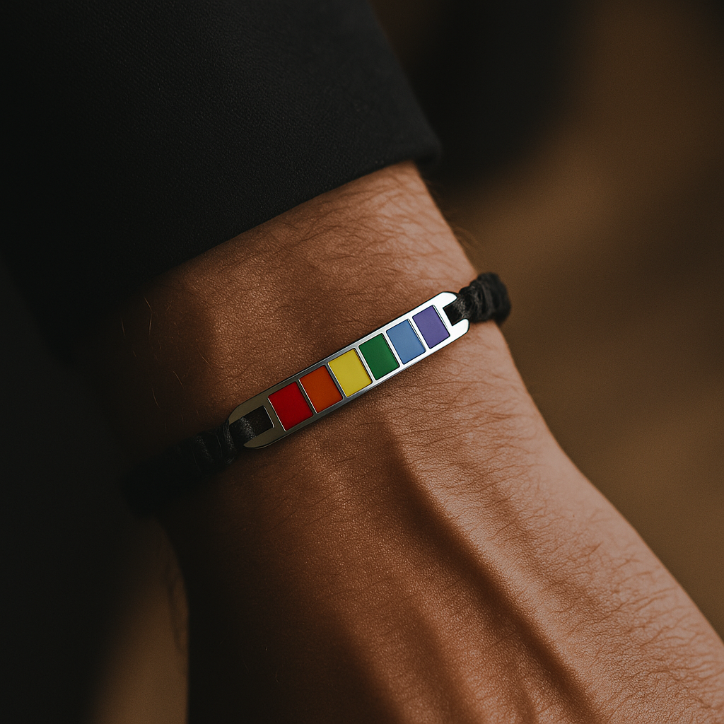 Pulseira de Corrente Trançada