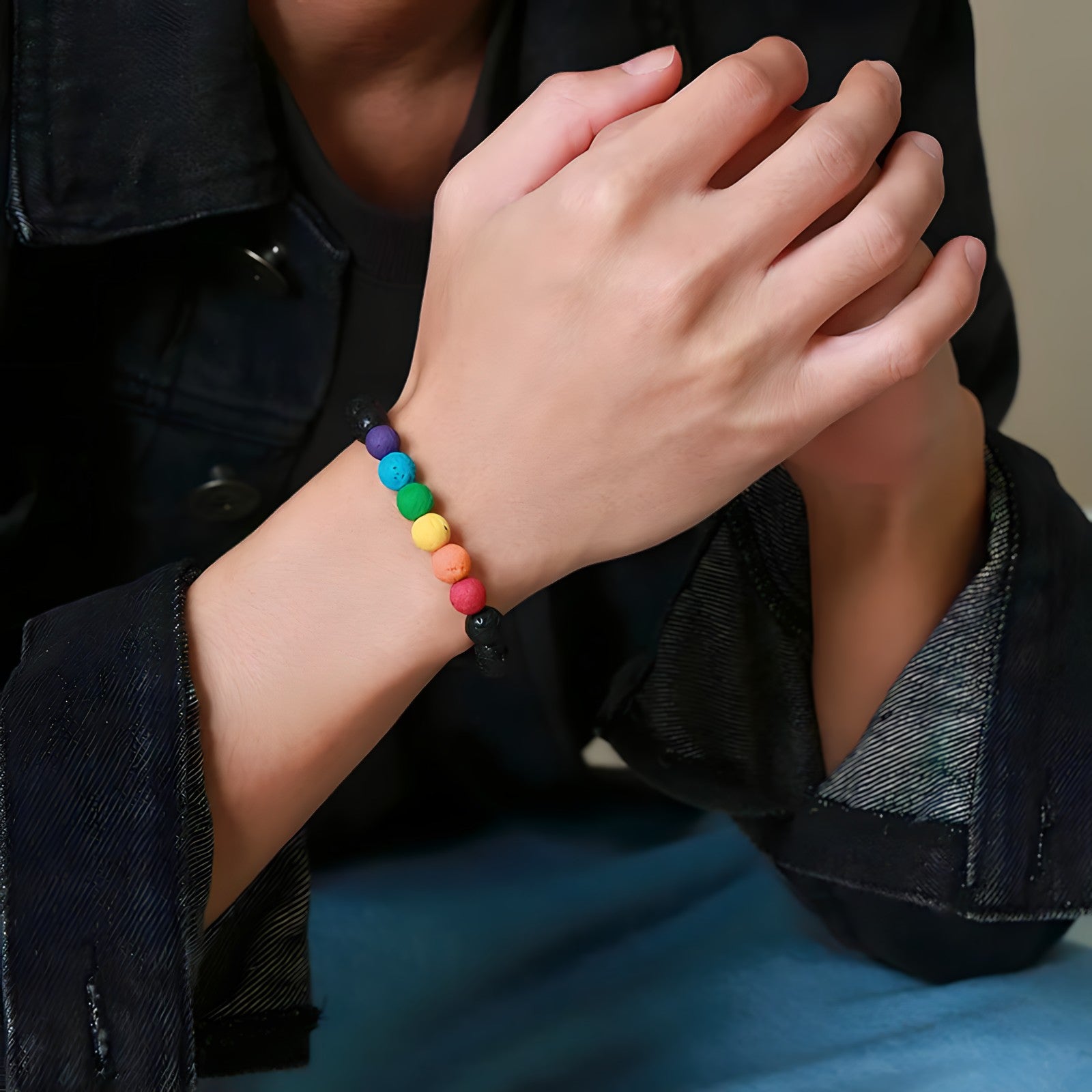 Pulseira de Pedra Pomes