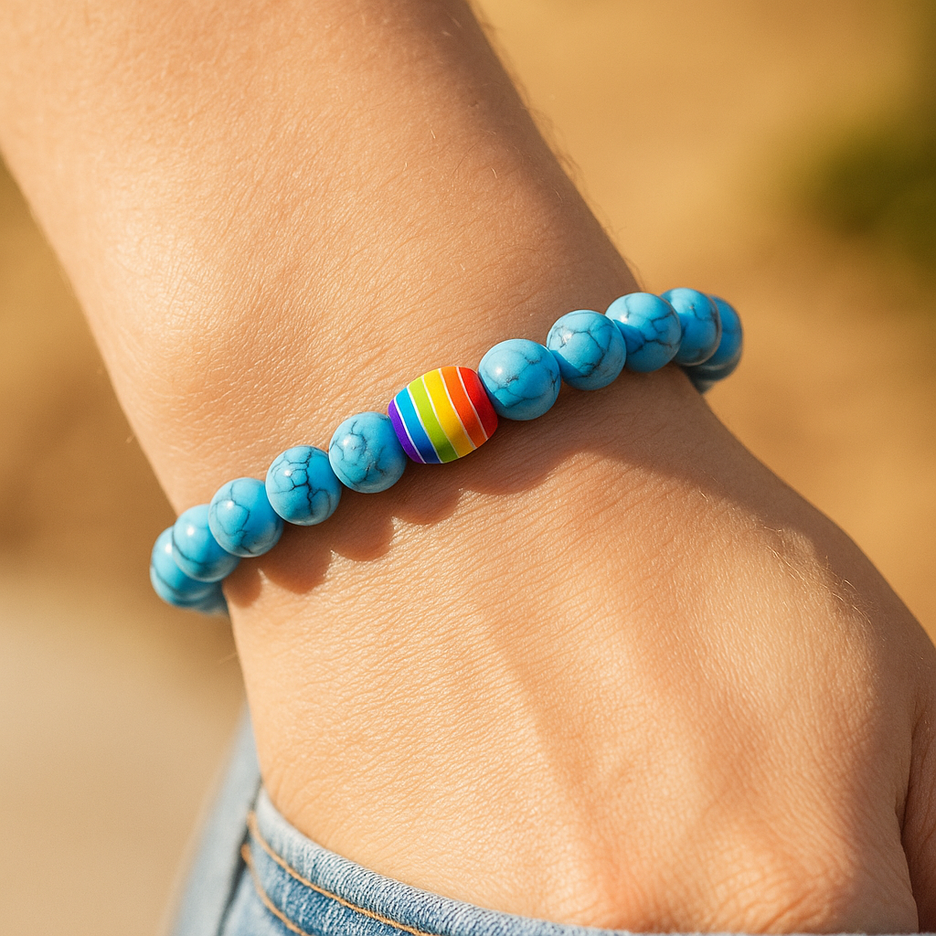 Pulseira de Contas Charm