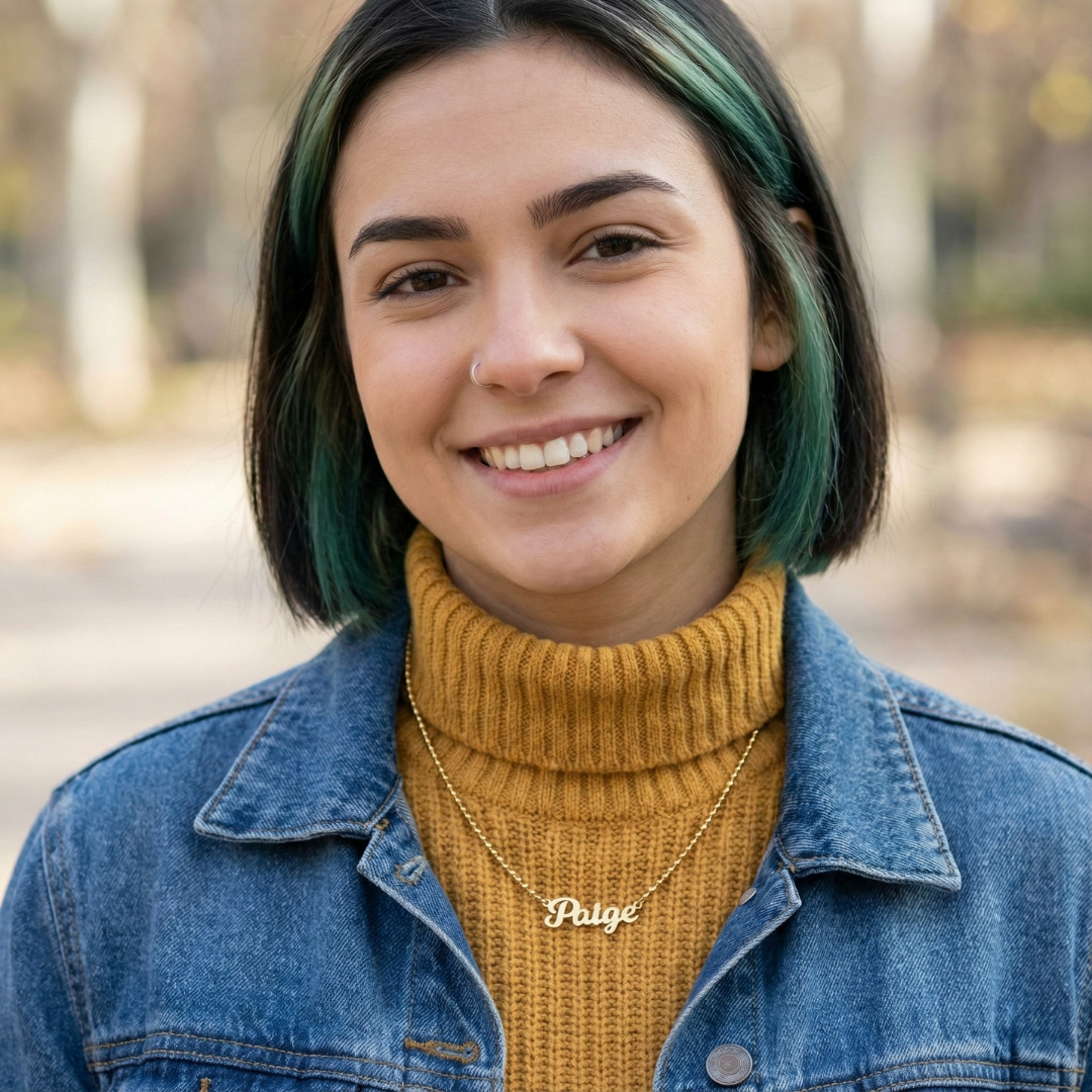 Colar Personalizado com Corrente de Pérolas