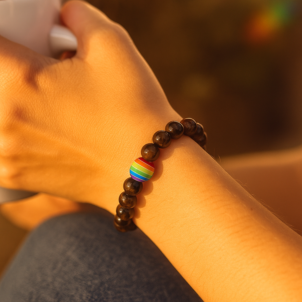 Pulseira de Contas Charm