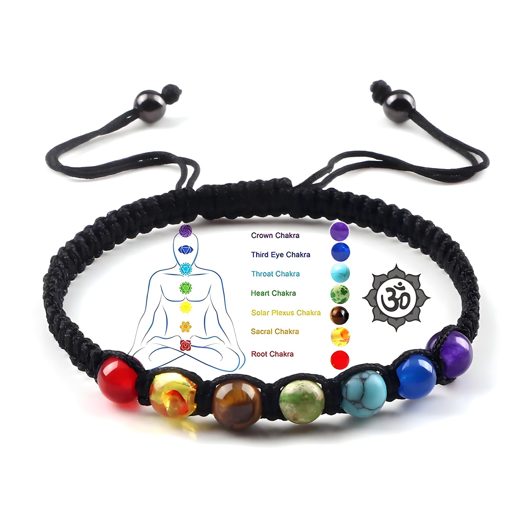 Pulseira de Contas de Chakra
