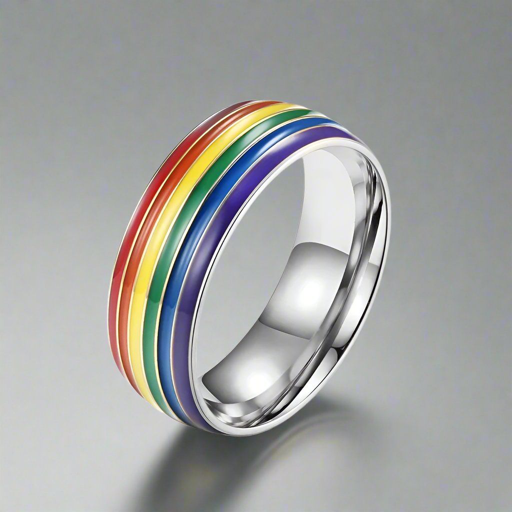 Anel Arco-Íris de Titânio