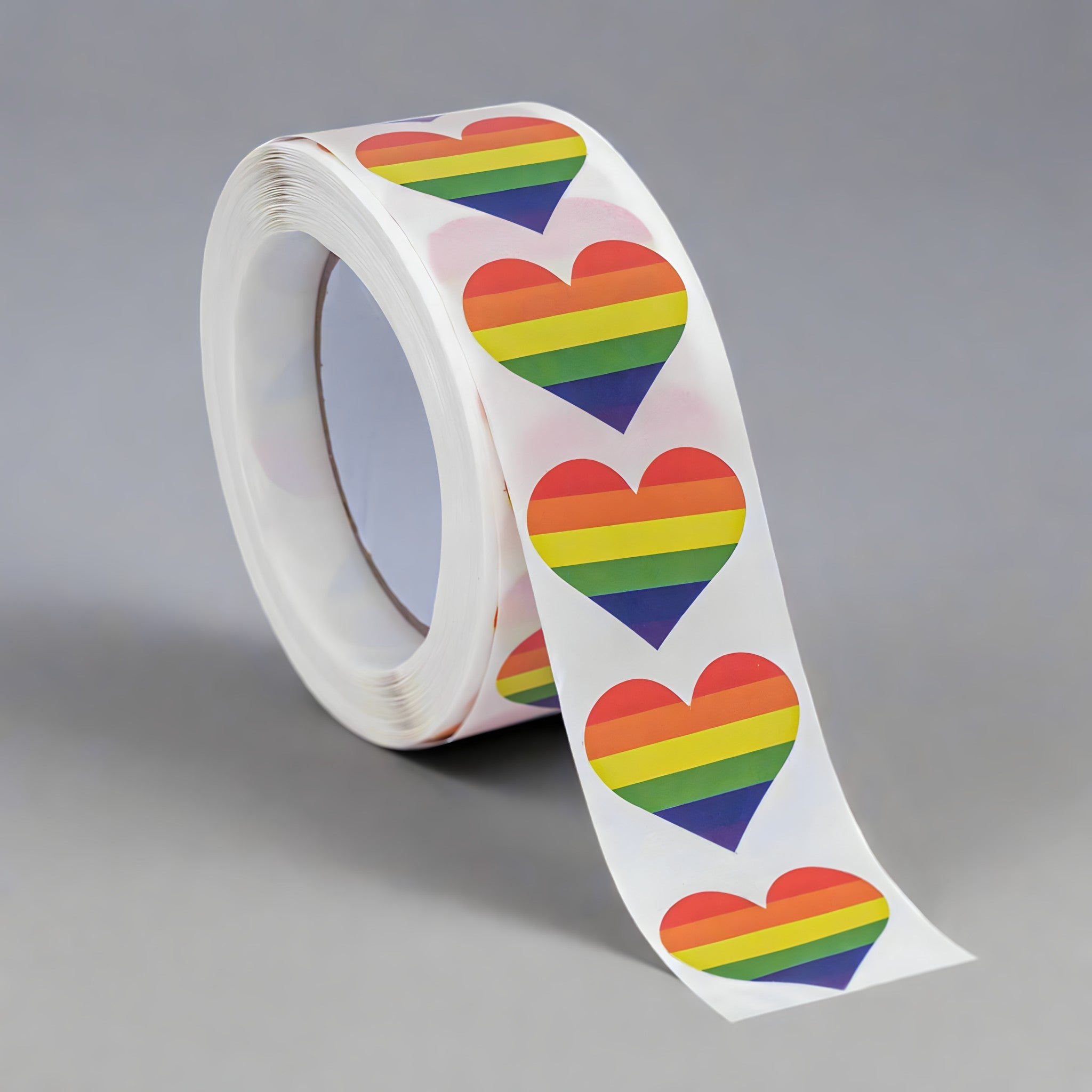 Rolo de Adesivos de Coração