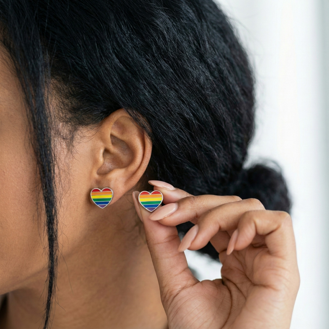 Brincos Coração LoveLoud